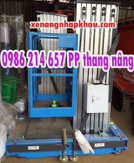 Thang n&acirc;ng người 6m - thang n&acirc;ng đơn